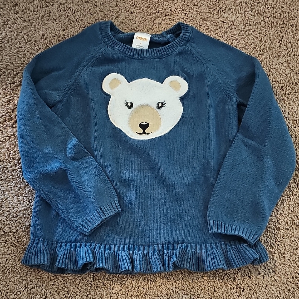 Gymboree Sweater with Bear Motif